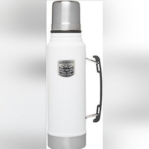 Stanley White Thermos with Handle